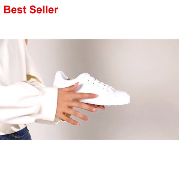 PU Leather Sneakers Casual Walking Shoes - Picture 6 of 6